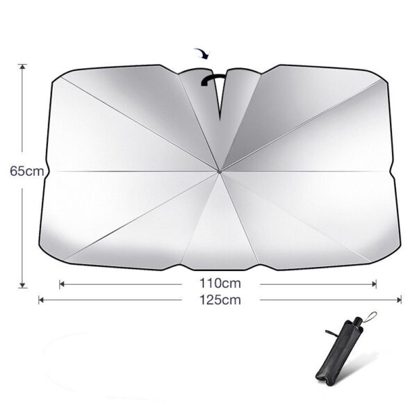 Foldable Car Windshield Sun Shade Umbrella UV Protection Heat Insulation Parasol Auto Front Window Cover Interior Protector Summer Gadgets - Image 4