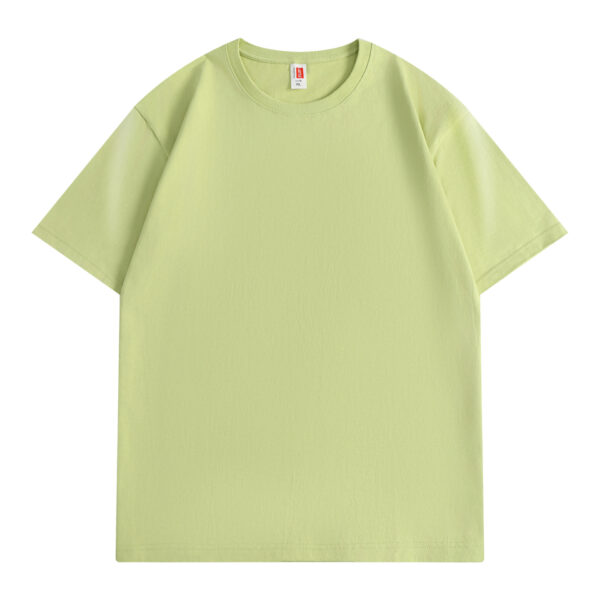 Cotton Round Neck 220g Overalls Short-sleeved Shirt - Image 10