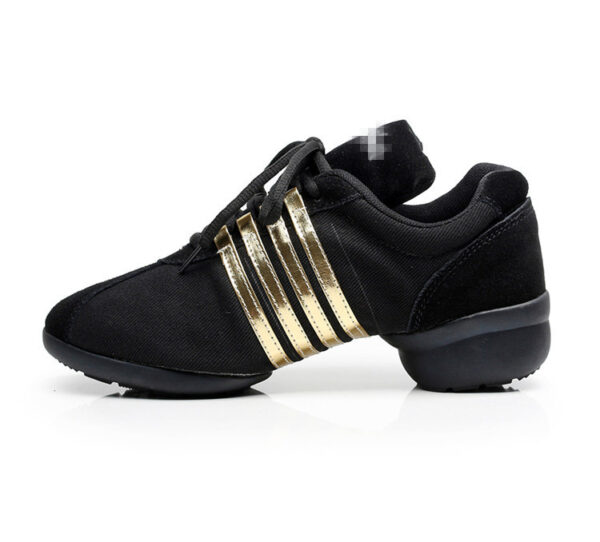 Canvas Modern Dancing Shoes Rubber Sole Indoor And Outdoor Elevator Shoes - Image 5