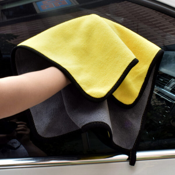 Two-color Couble-sided Car Dual-use Cleaning Car Wash Towel - Image 7