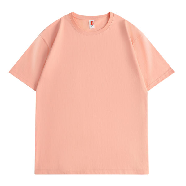 Cotton Round Neck 220g Overalls Short-sleeved Shirt - Image 9