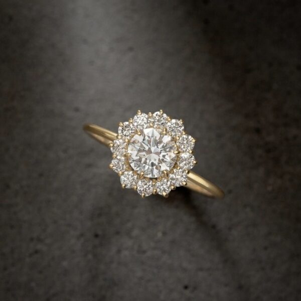 Women's Zircon Ring Alloy Inlaid - Image 3