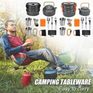 Camping Cookware Kit - Premium Quality Global Selection | Official  Store - Premium Global Collection - Camping Cookware Kit