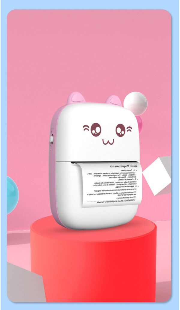 Mini Printer Portable Mini Bluetooth WiFi New Wrong Printer Mobile Phone Photo Title Note Hot Print Pocket Student Error Label Printer - Image 8