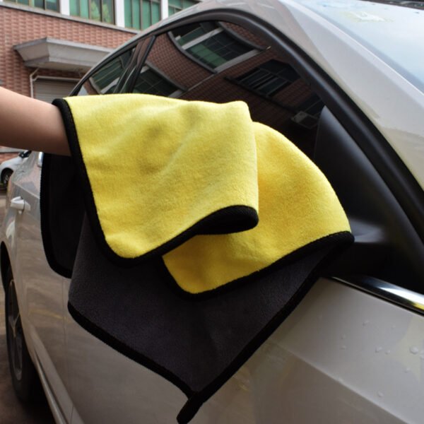 Two-color Couble-sided Car Dual-use Cleaning Car Wash Towel - Image 9