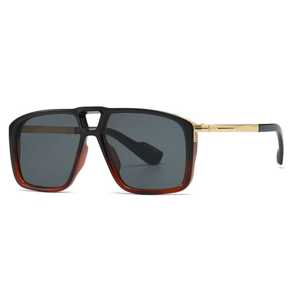 Men's Retro Double Square Sunglasses - Image 3