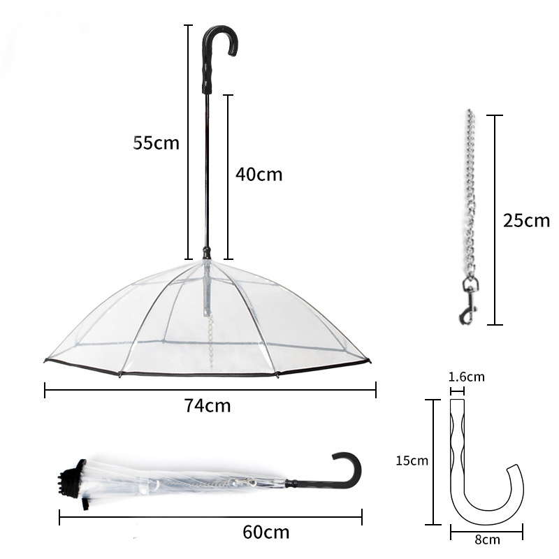 Dog's Transparent Umbrella - Premium Quality Global Selection | Official Store - Premium Global Collection - Image 6