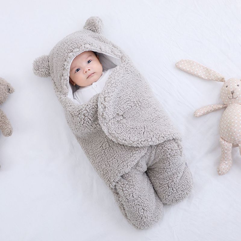 Baby Sleeping Bag Envelope for Newborn Baby Winter Swaddle Blanket - Image 5