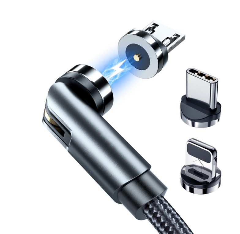 Essager Rotate Magnetic Cable 360 Degree USB Type C Charging Cable Fast Charging Magnet Charger 540 Rotate Micro Magnetic Cable - Image 8