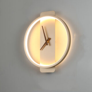 Nordic Wall Lamp Bedroom Bedside Lamp Clock Modeling Lamp - Nordic Wall Lamp