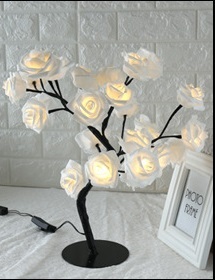 LED Tree Lamp Rose Small Tree Lamp Modeling Lamp Table Lamp - Image 4