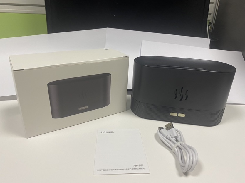 2022 Best Selling USB Ultrasonic Flame Humidifier Led RGB Colorful Essential Oil Fire Flame Aroma Diffuser - Image 7