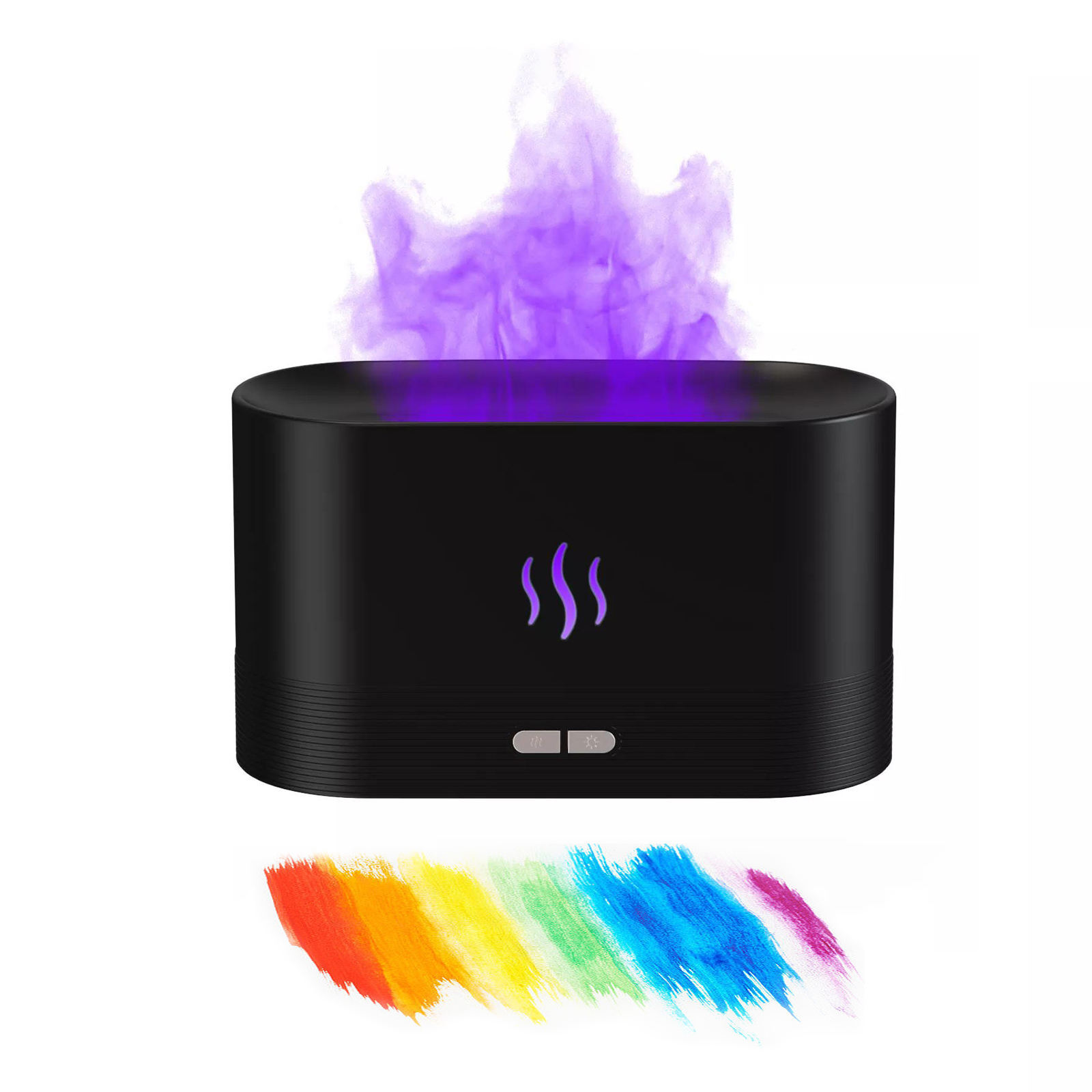 2022 Best Selling USB Ultrasonic Flame Humidifier Led RGB Colorful Essential Oil Fire Flame Aroma Diffuser - Image 9