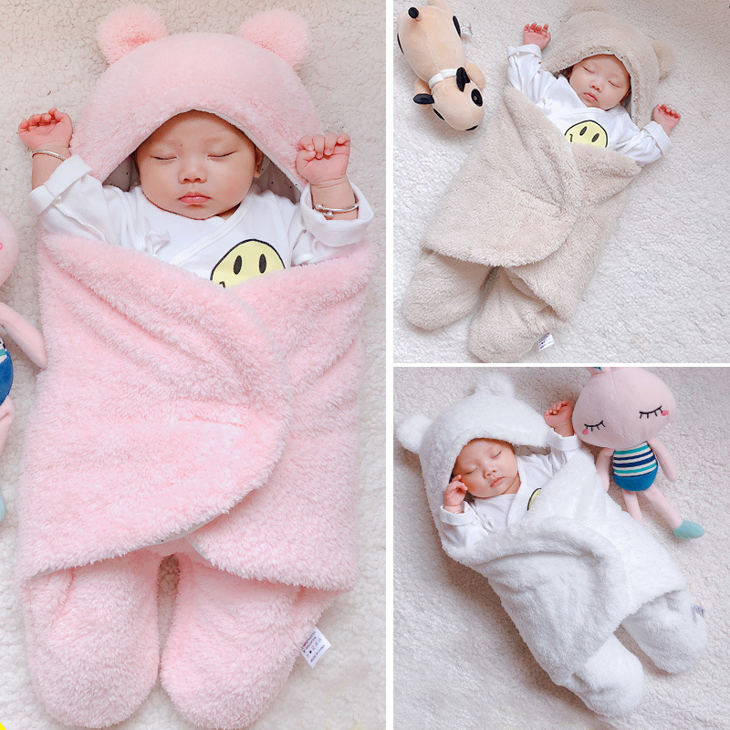 Baby Sleeping Bag Envelope for Newborn Baby Winter Swaddle Blanket - Baby Sleeping Bag