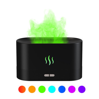 2022 Best Selling USB Ultrasonic Flame Humidifier Led RGB Colorful Essential Oil Fire Flame Aroma Diffuser - Image 8