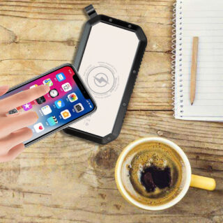 Wirelsess solar powerbank phone accessories torch - Wirelsess solar powerbank